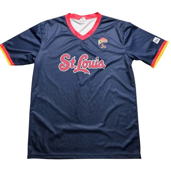 St. Louis Cardinals Soccer Style Jersey New Adult XL City SC Soccer Baseball MLB - Picture 1 of 7